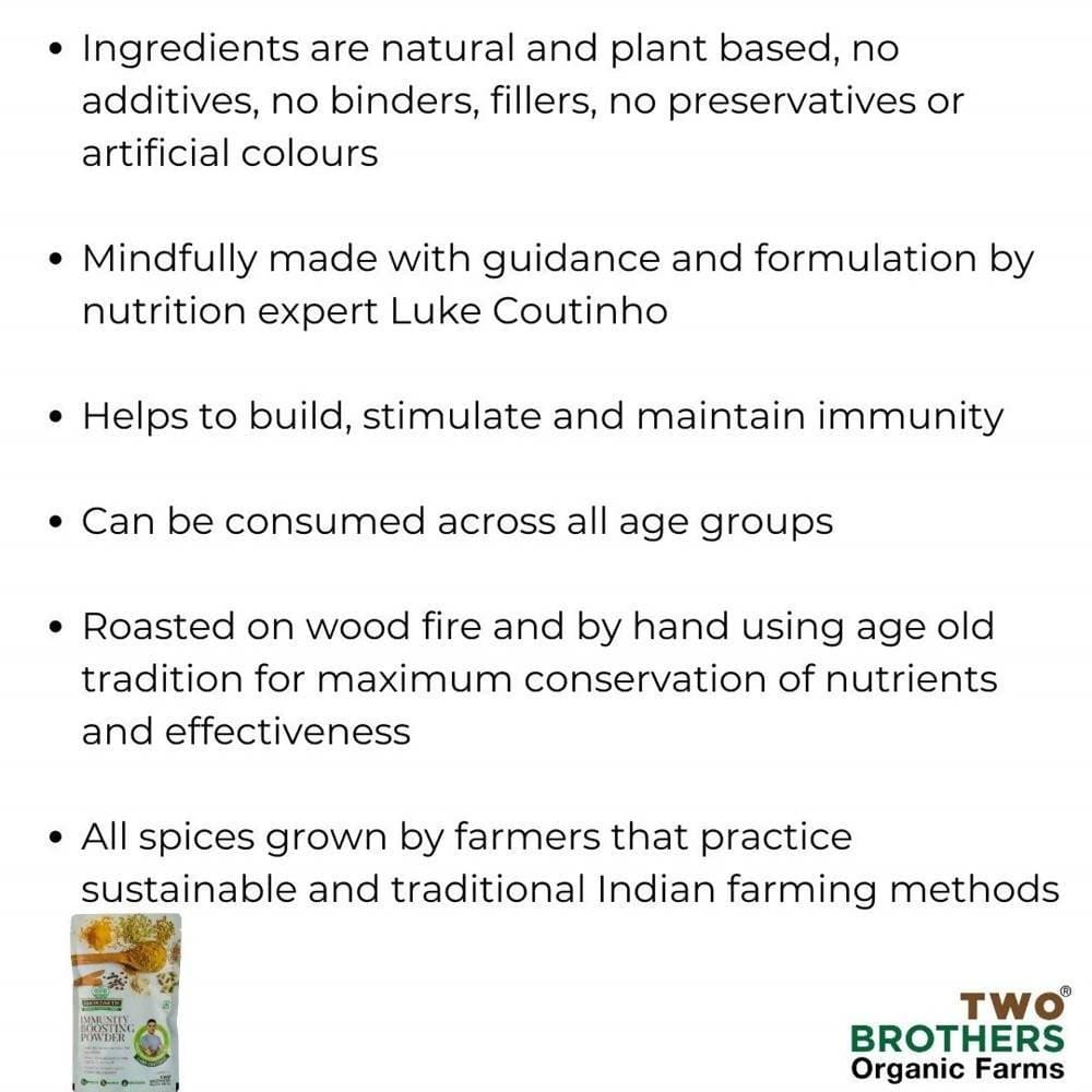 Two Brothers Organic Farms Plant Based Immunity Boosting Powder | Grocsy