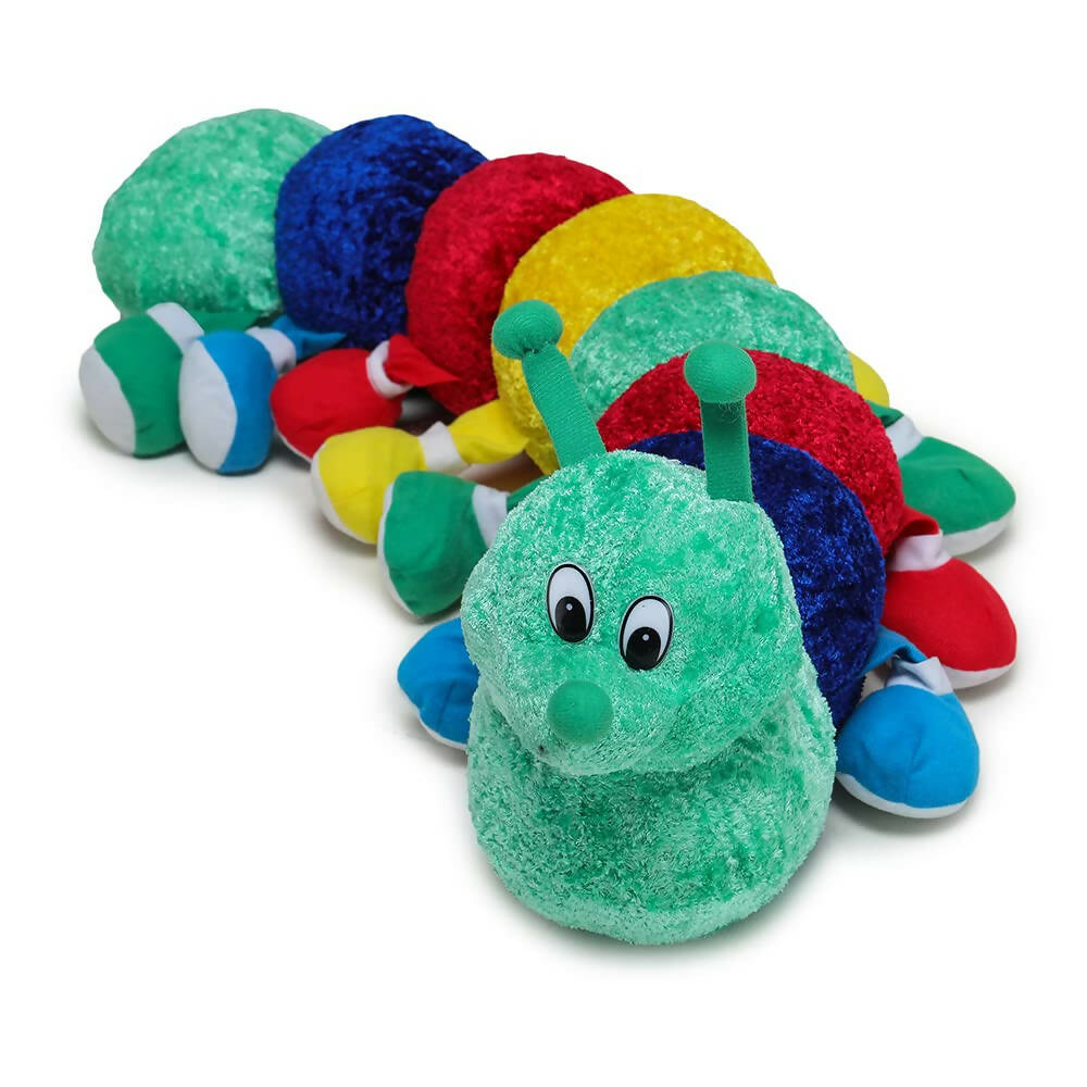 Webby Plush Caterpillar Soft Toy for Kids - 84 cm | Grocsy