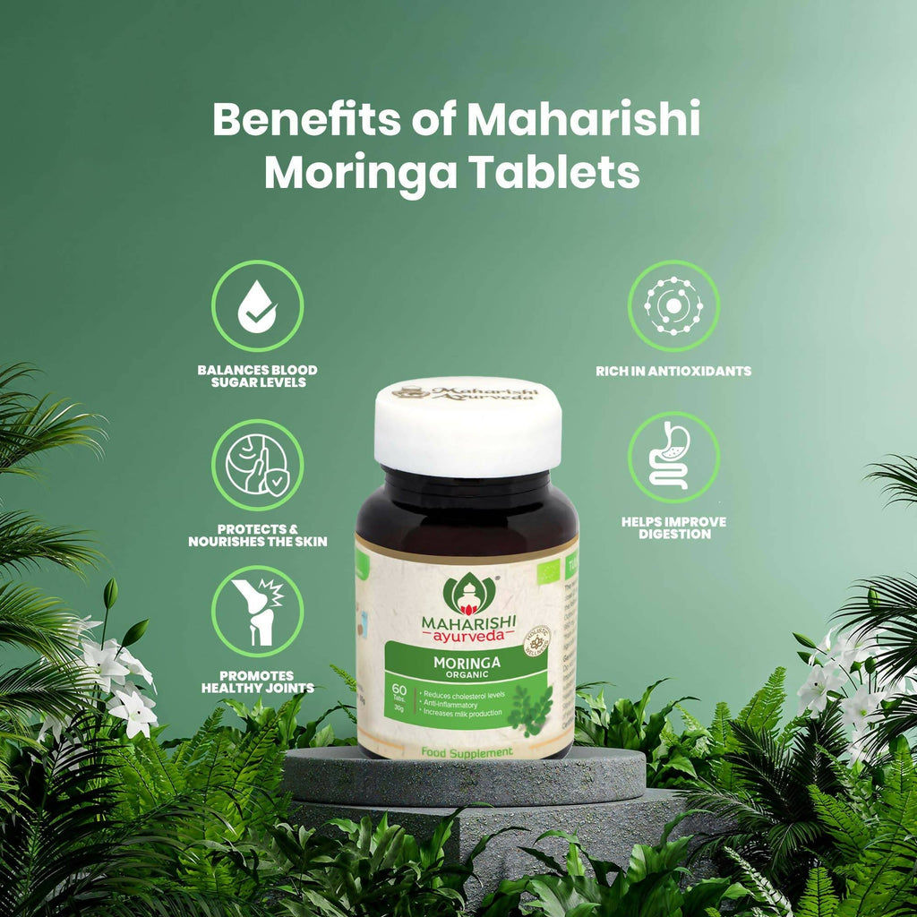 Maharishi Ayurveda Moringa Organic Tablets - Swadesiicart