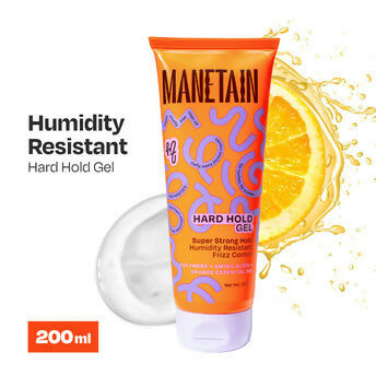 Manetain Hard Hold Gel For Curly & Wavy Hair | Grocsy