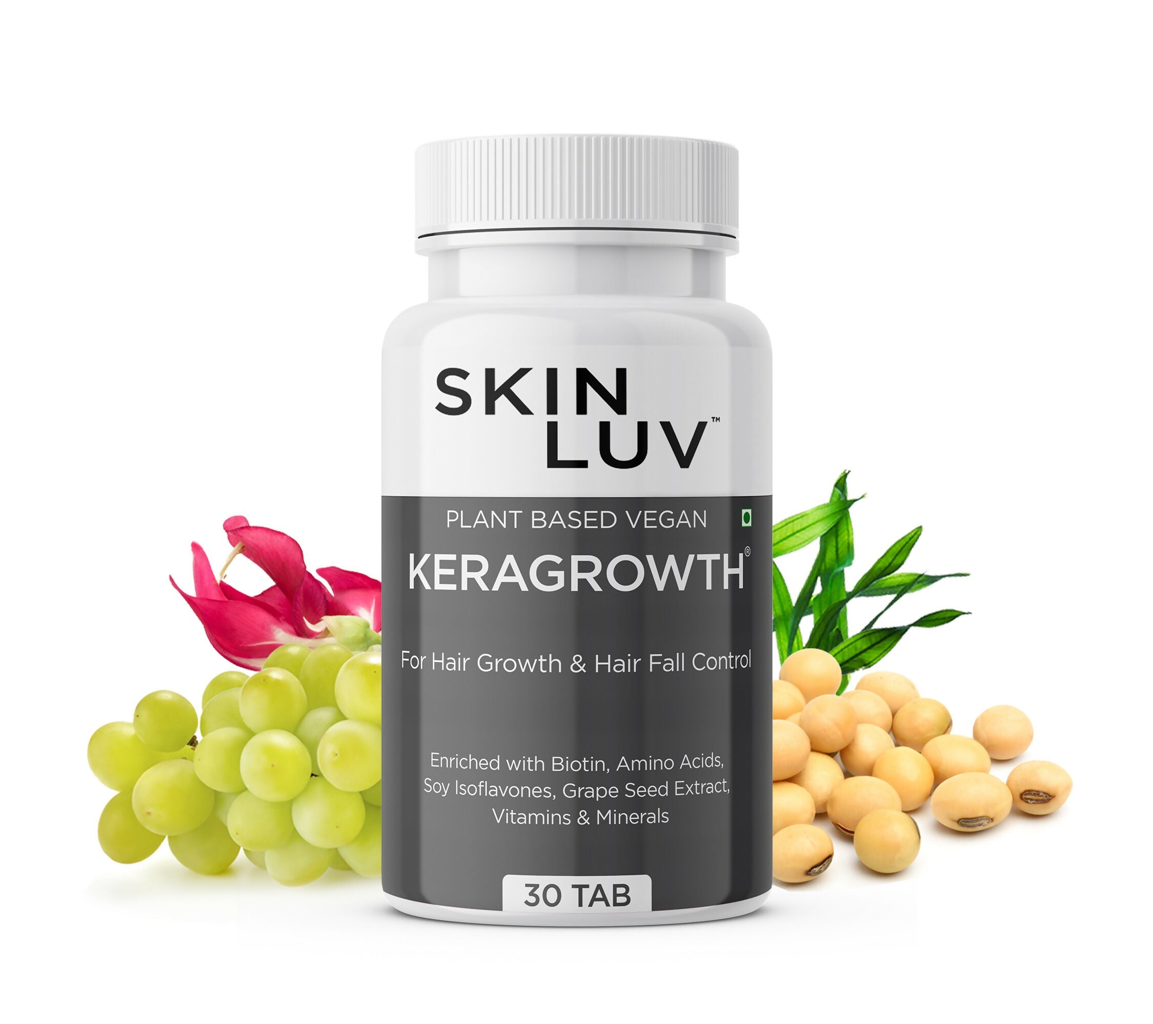 SkinLuv KeraGrowth Advanced Hair Growth Tablets | Grocsy