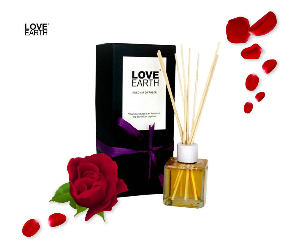 Love Earth Reed Diffuser - Rose | Grocsy