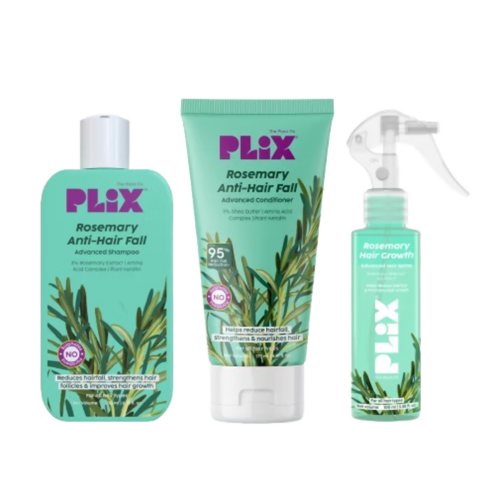 PLIX The Plant Fix Rosemary Advanced Hair Care Kit | Grocsy