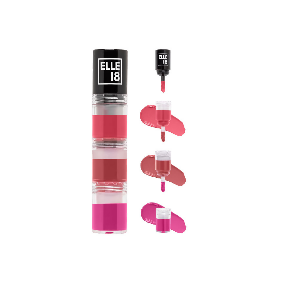 Elle 18 Lit Lip Stack Liquid Lipstick - Date Night | Grocsy