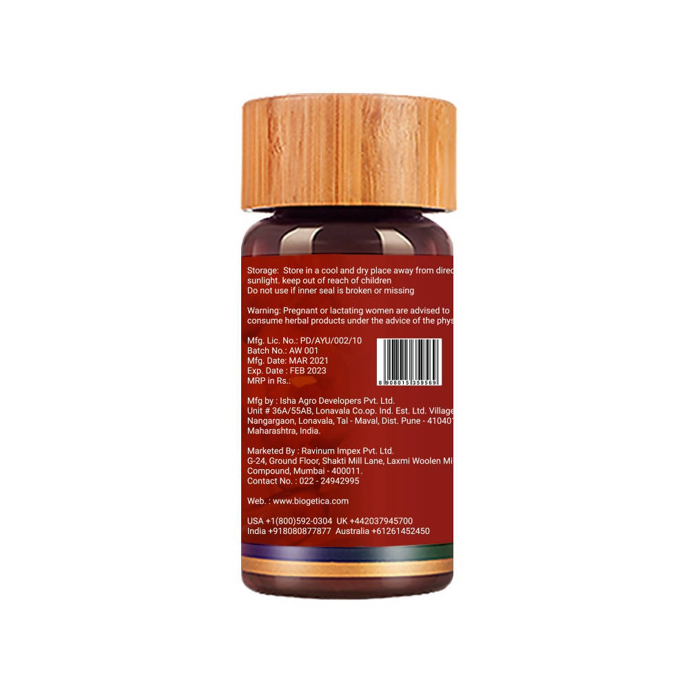 Biogetica Ashwagandha -60 Cap (Over All Wellness) | Grocsy