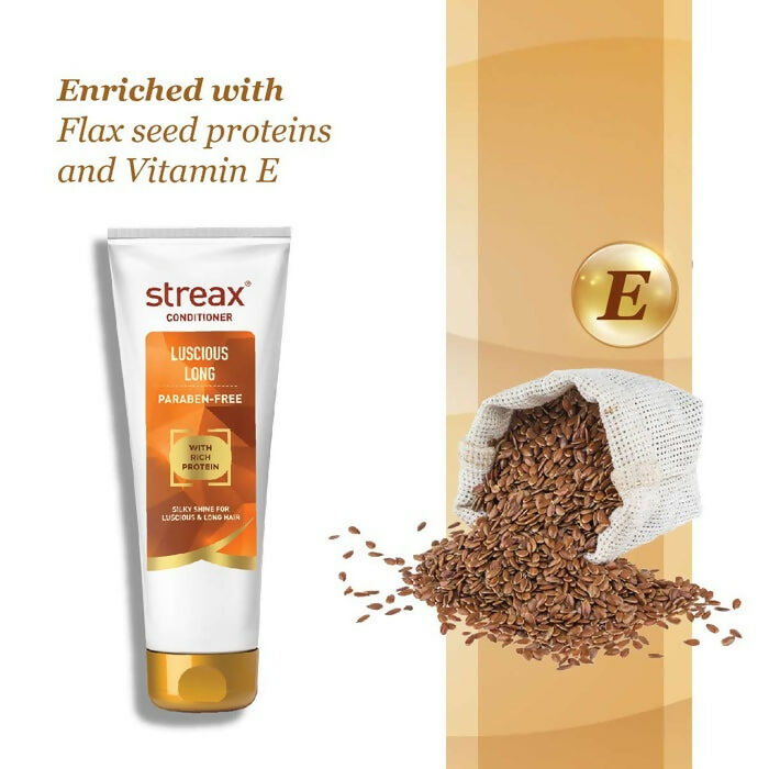 Streax Luscious Long Conditioner with Rich Protein for Reduces Hairfall | Grocsy