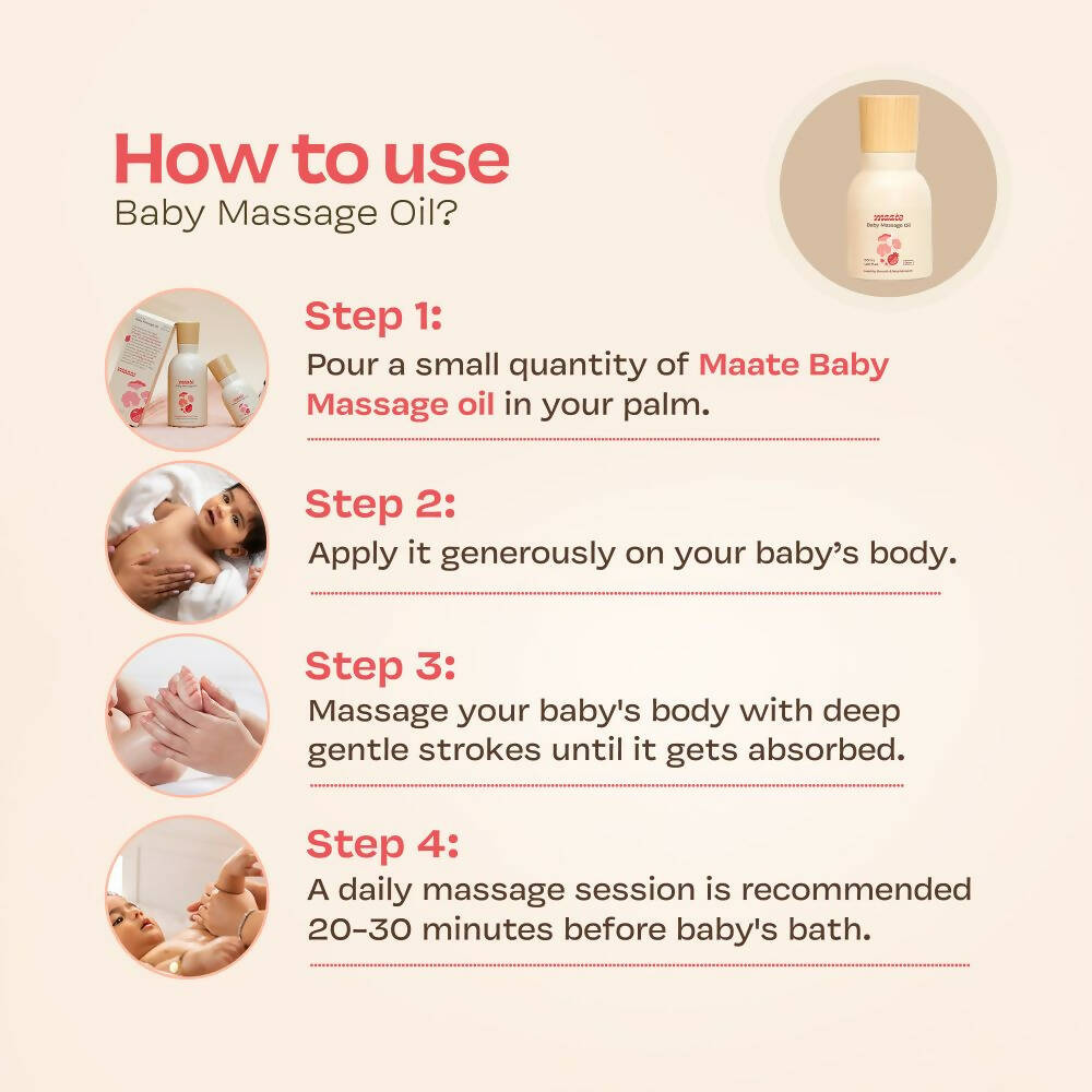 Maate Baby Massage Oil | Grocsy