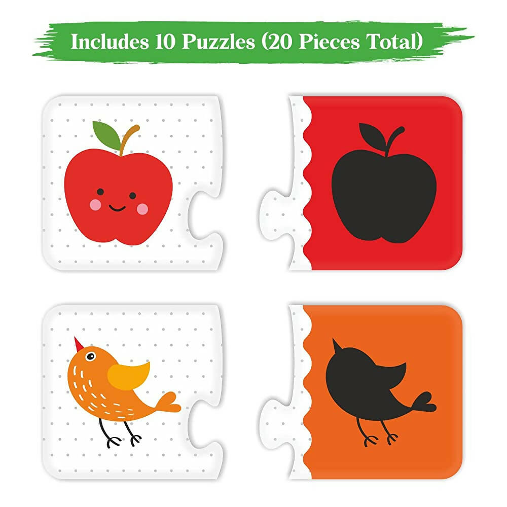 Webby Shadow Match 2 Pieces Learning Pack Jigsaw Puzzle | Grocsy