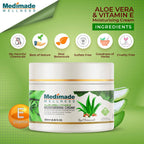 Medimade Wellness Aloe Vera & Vitamin E Moisturising Cream | Grocsy