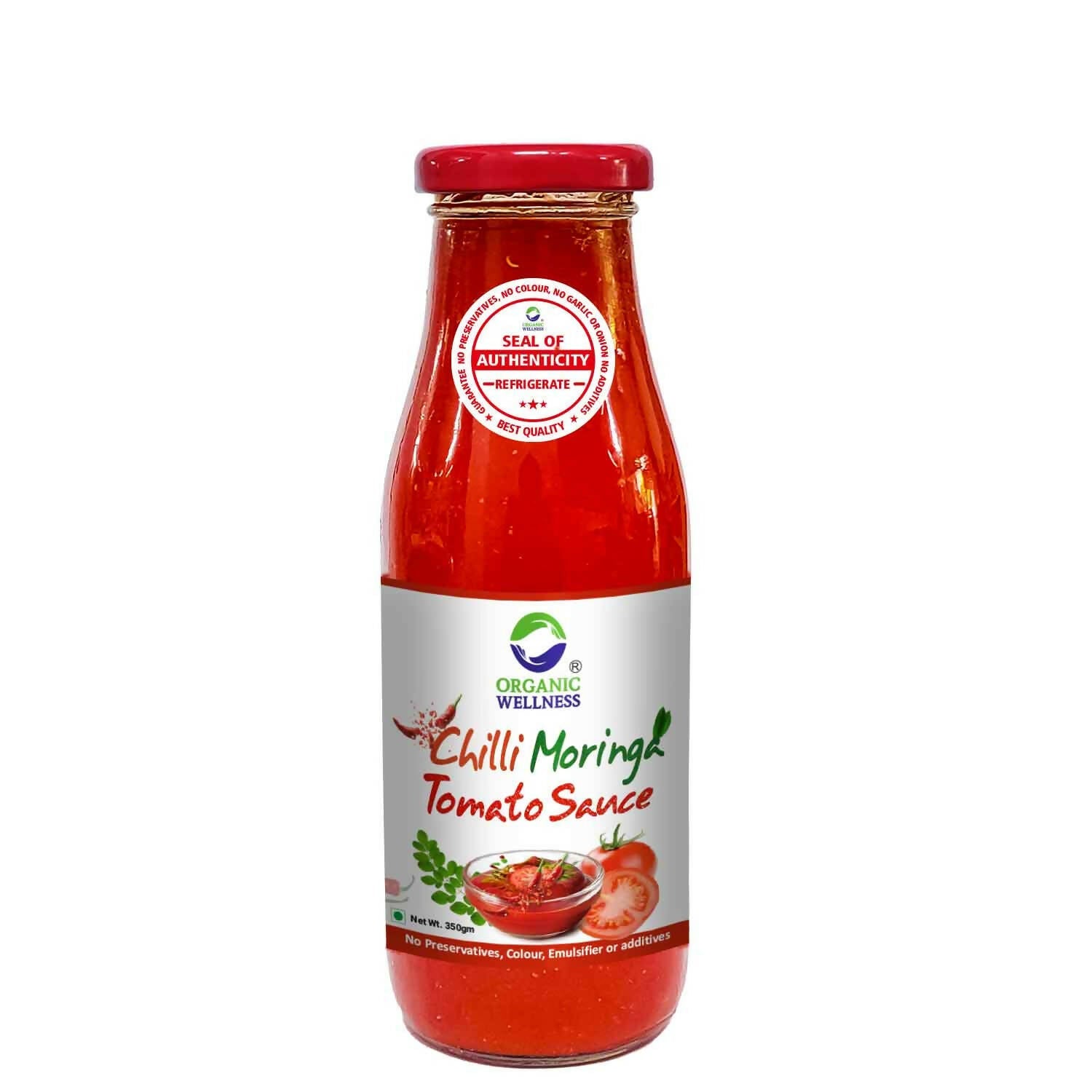 Organic Wellness Chilli Moringa Tomato Sauce | Grocsy