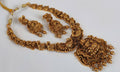 Lakshmi Temple Bridal Necklace Set | Grocsy
