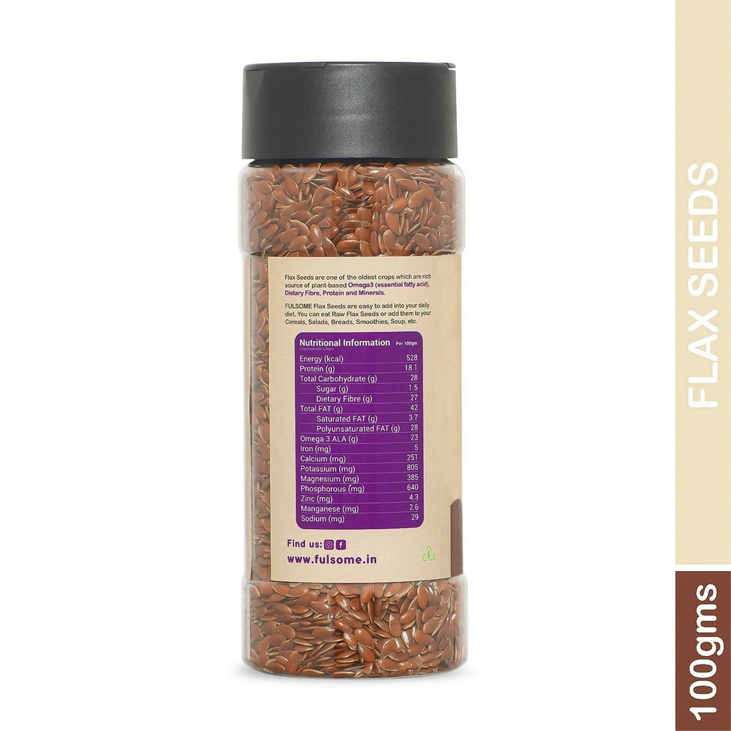 Fulsome Raw Flax Seeds | Grocsy