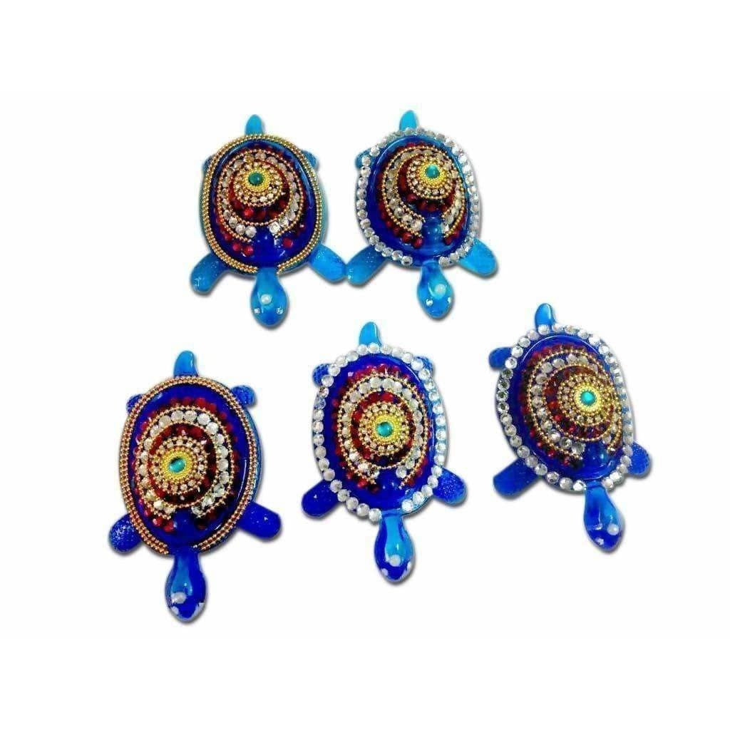 Tortoise Design Kumkum Box - 1 Piece | Grocsy