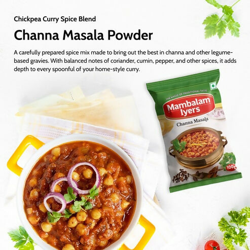 Mambalam Iyers Channa Masala Powder | Grocsy
