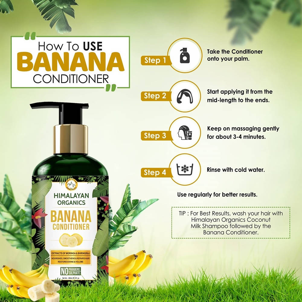 Himalayan Organics Banana Conditioner | Grocsy