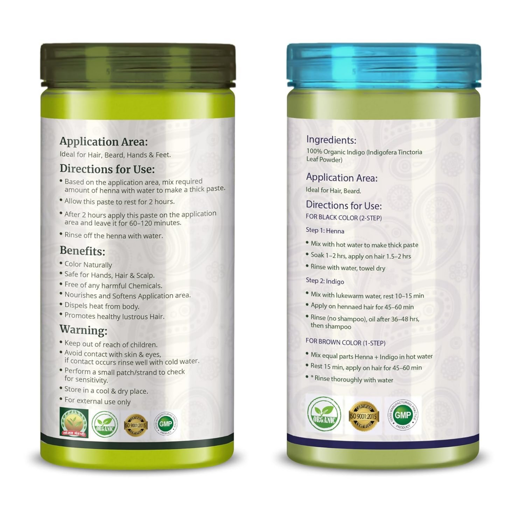 First Plant Natural Hair Dye Combo Pack For Black | Grocsy
