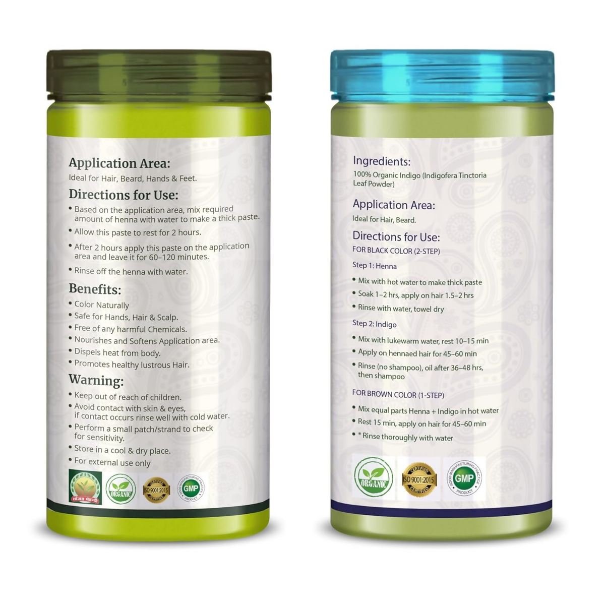 First Plant Natural Hair Dye Combo Pack For Black | Grocsy