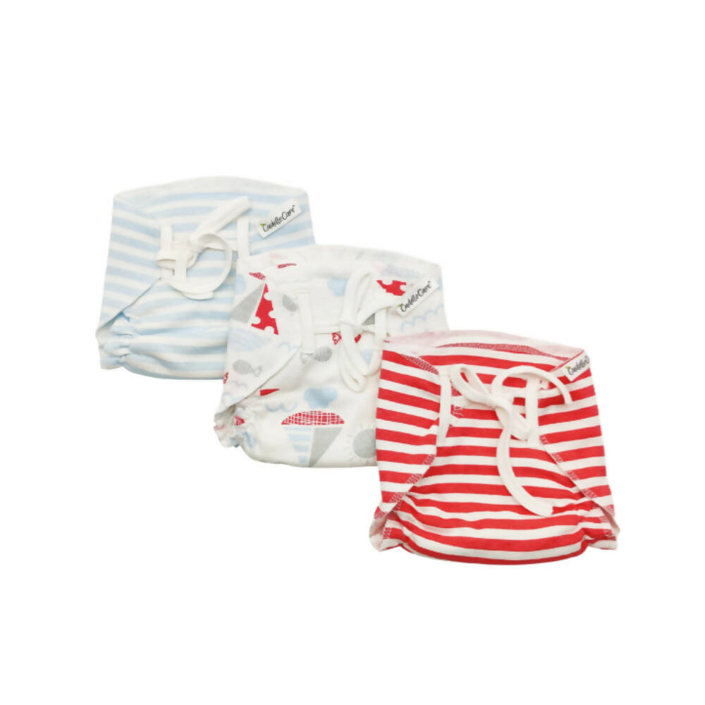 Cuddle Care Cute Padded Nappy for Toddlers -Nautical Smiles | Grocsy