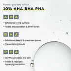 Hyphen By Kriti Sanon Resurfacing 10% AHA BHA PHA Exfoliator With 20% Pineapple Extract, Smoothens Texture, Unclogs Pores, Non-irritating | Grocsy