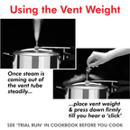 All in to Pressure Cooker Whistle Fits Various Cooker Sizes and Lid Types | Grocsy
