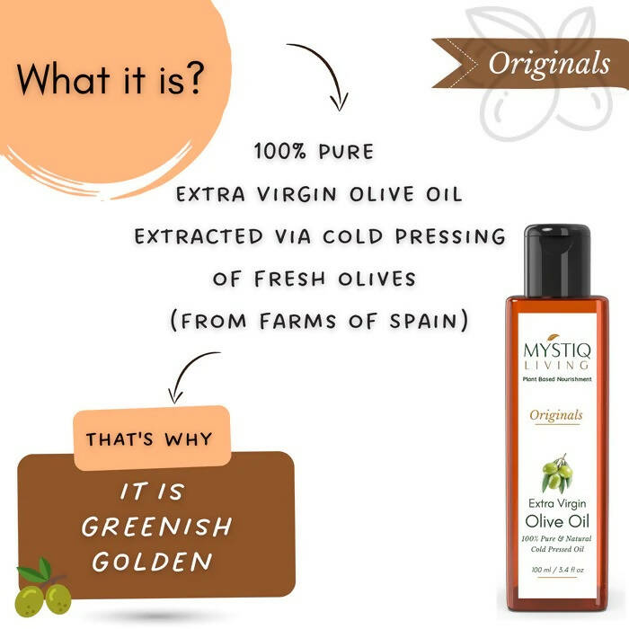 Mystiq Living Originals Extra Virgin Olive Oil | Grocsy