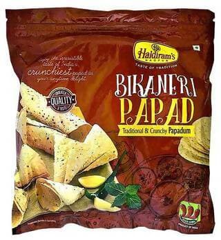 Haldiram's Bikaneri Papad | Grocsy