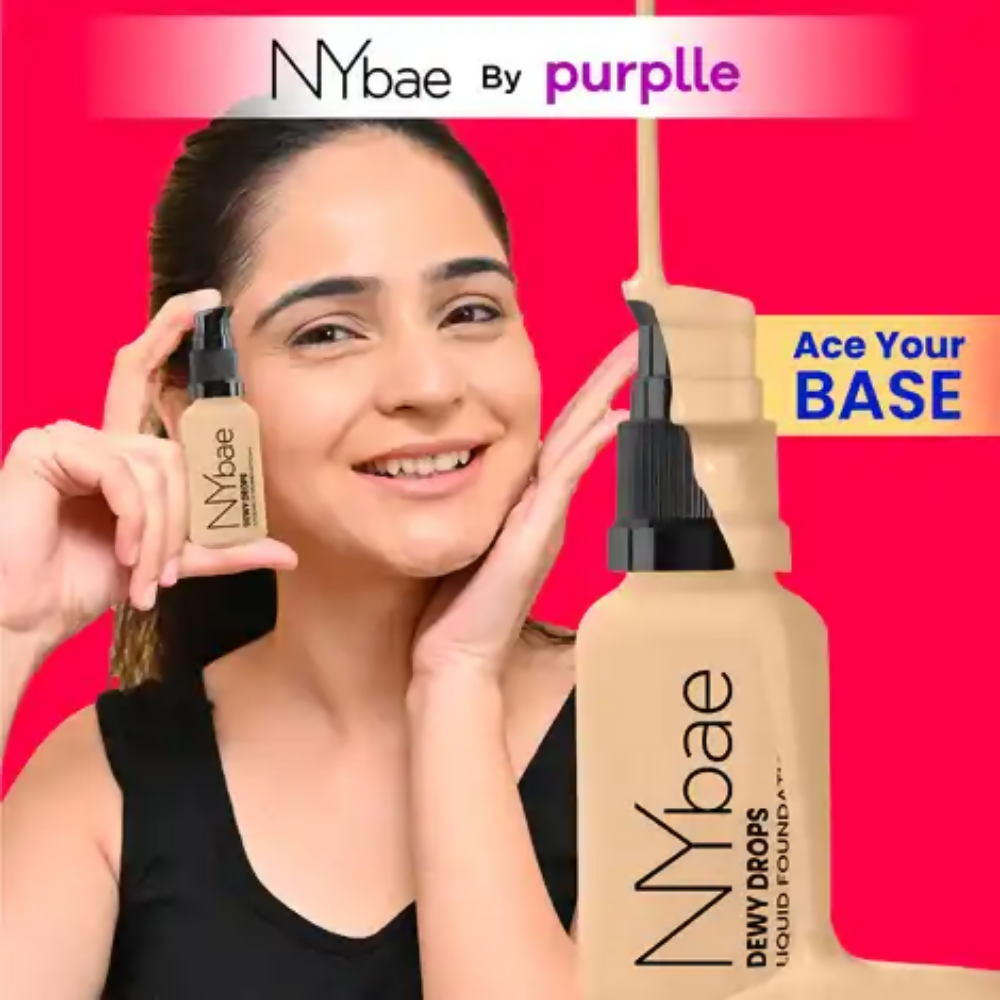 NY Bae Dewy Drops Foundation - White Coffee 08 | Grocsy