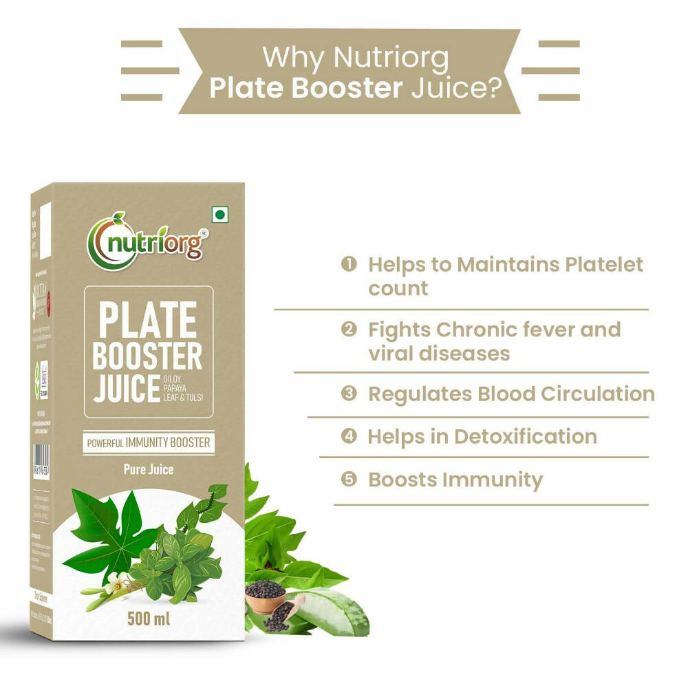 Nutriorg Plate Booster Juice | Grocsy
