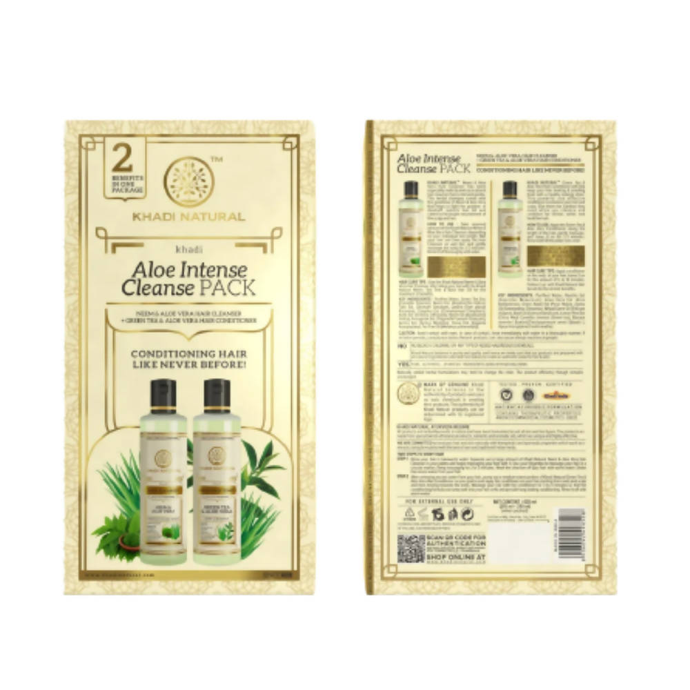 Khadi Natural Aloe Intense Clean Pack | Grocsy