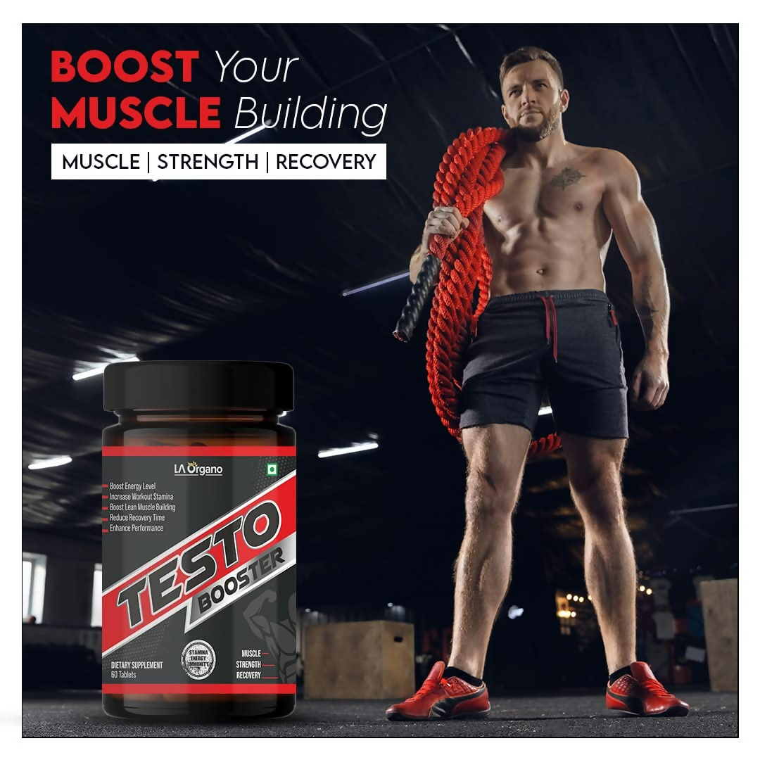 LA Organo Testo Booster Tablets | Grocsy