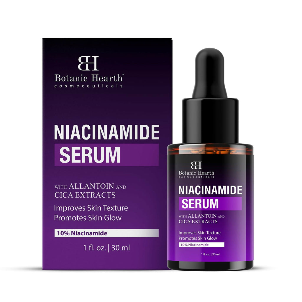 Botanic Hearth 10% Niacinamide Face Serum Minimize Pores, Correct Dark Spots, Even Skin Tone | Grocsy
