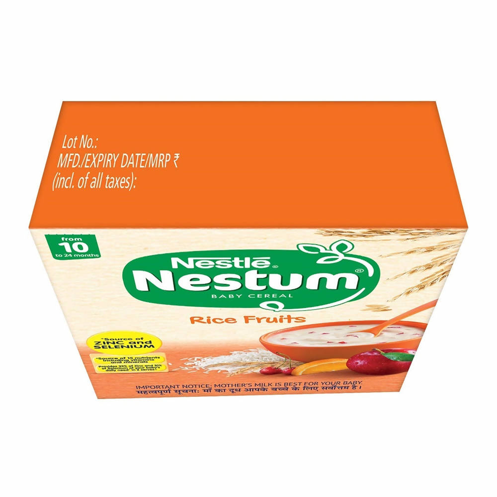 Nestle Nestum Baby Cereal-Rice Fruits (10 to 24 Months) | Grocsy