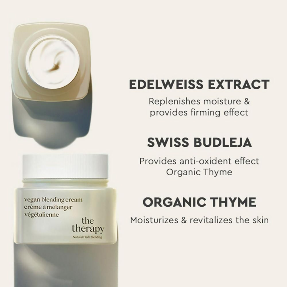 The Face Shop The Therapy Vegan Blending Cream Organic & Vegan 2 In 1 Gel & Cream | Grocsy