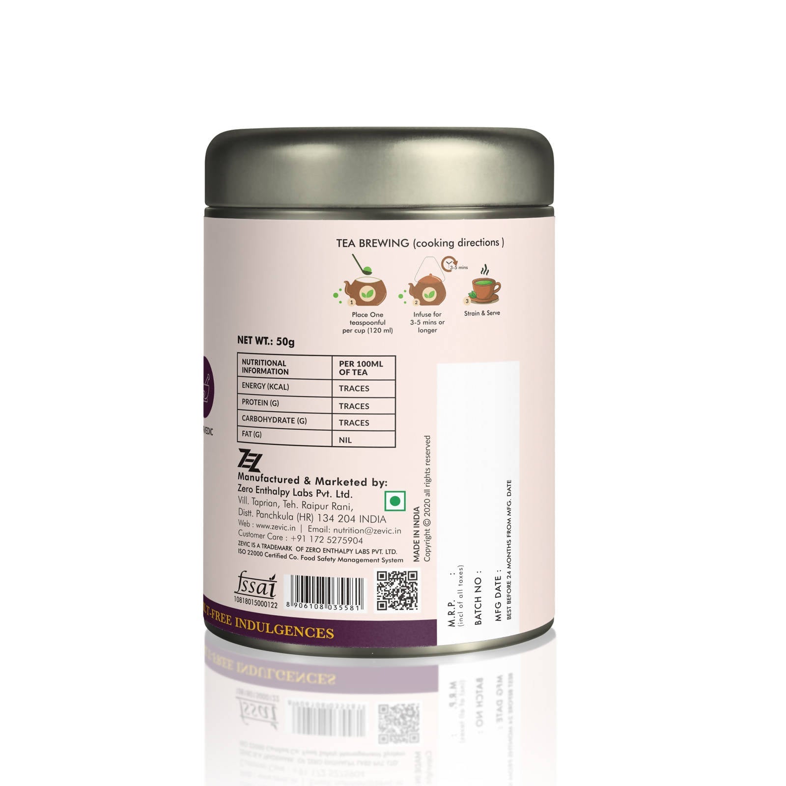 Zevic Premium Lavender Flowers Green Tea | Grocsy