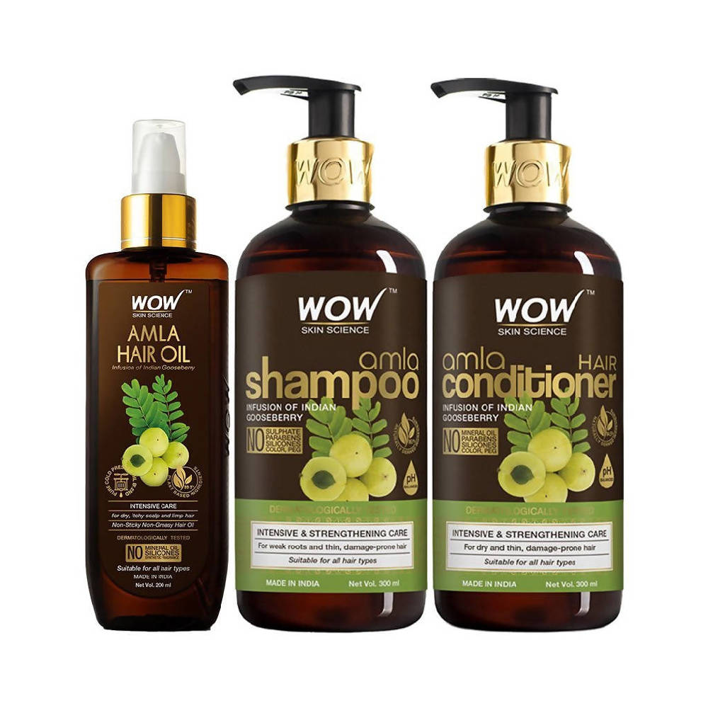 Wow Skin Science Amla Shampoo | Grocsy