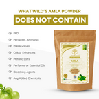 Wild Organic Amla Powder Natural Hair Growth | Grocsy