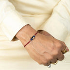 Indianvibez Bodh Wealth Magnet Real Crystal Stone Rakhi | Grocsy