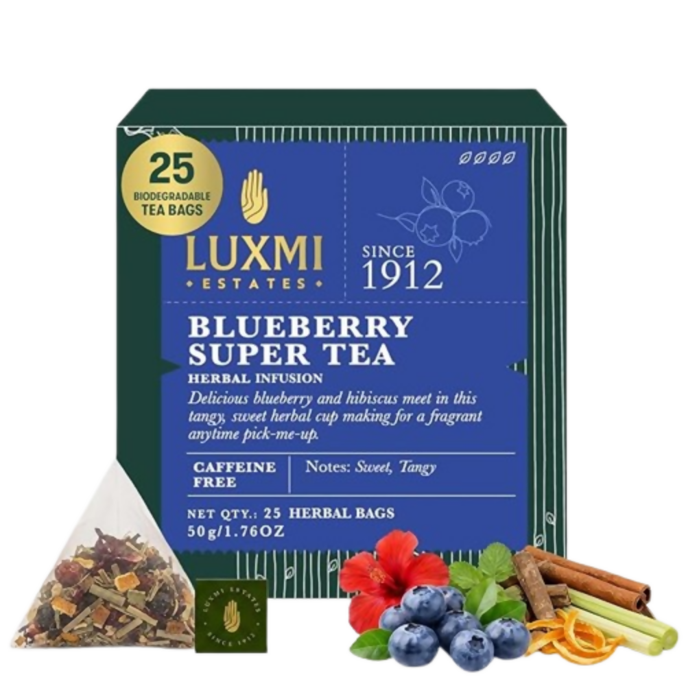 Luxmi Estates Blueberry Super Herbal Infusion | Grocsy