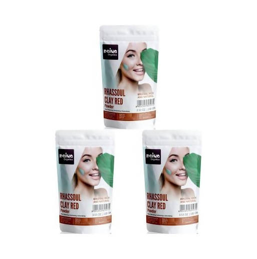 Paiya Organics Rhassoul Red Clay Powder Face Pack | Grocsy