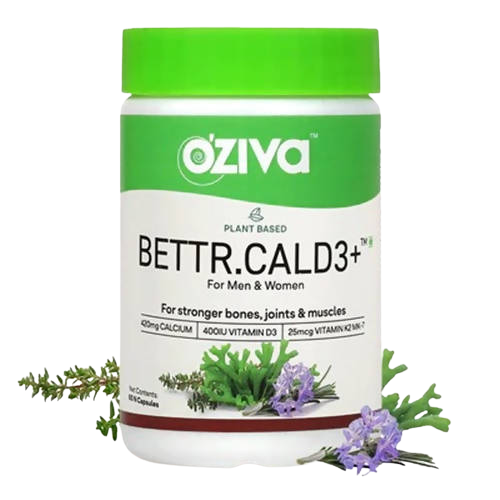 OZiva Plant Based Bettr.CalD3+ Capsules For Men And Women | Grocsy