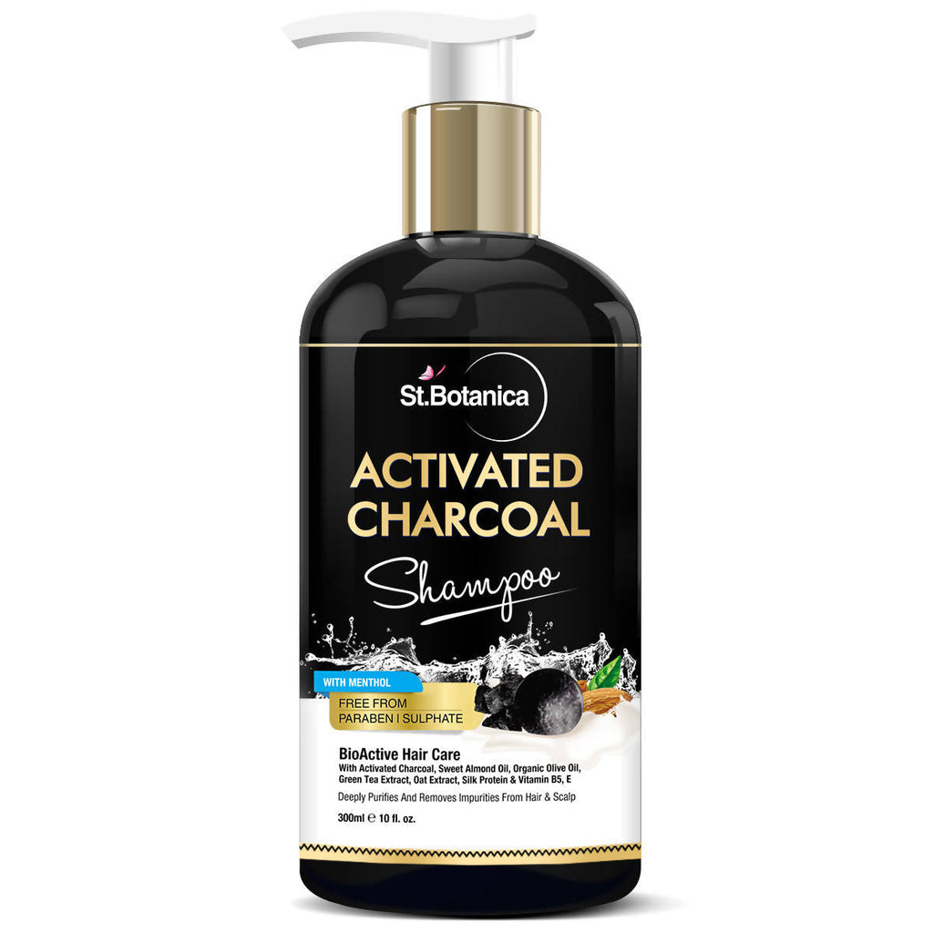 St.Botanica Activated Charcoal Hair Shampoo | Grocsy