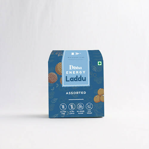Dibha Assorted Laddu (Sugar-Free, Gluten-Free, 100% Natural, Vegan) | Grocsy