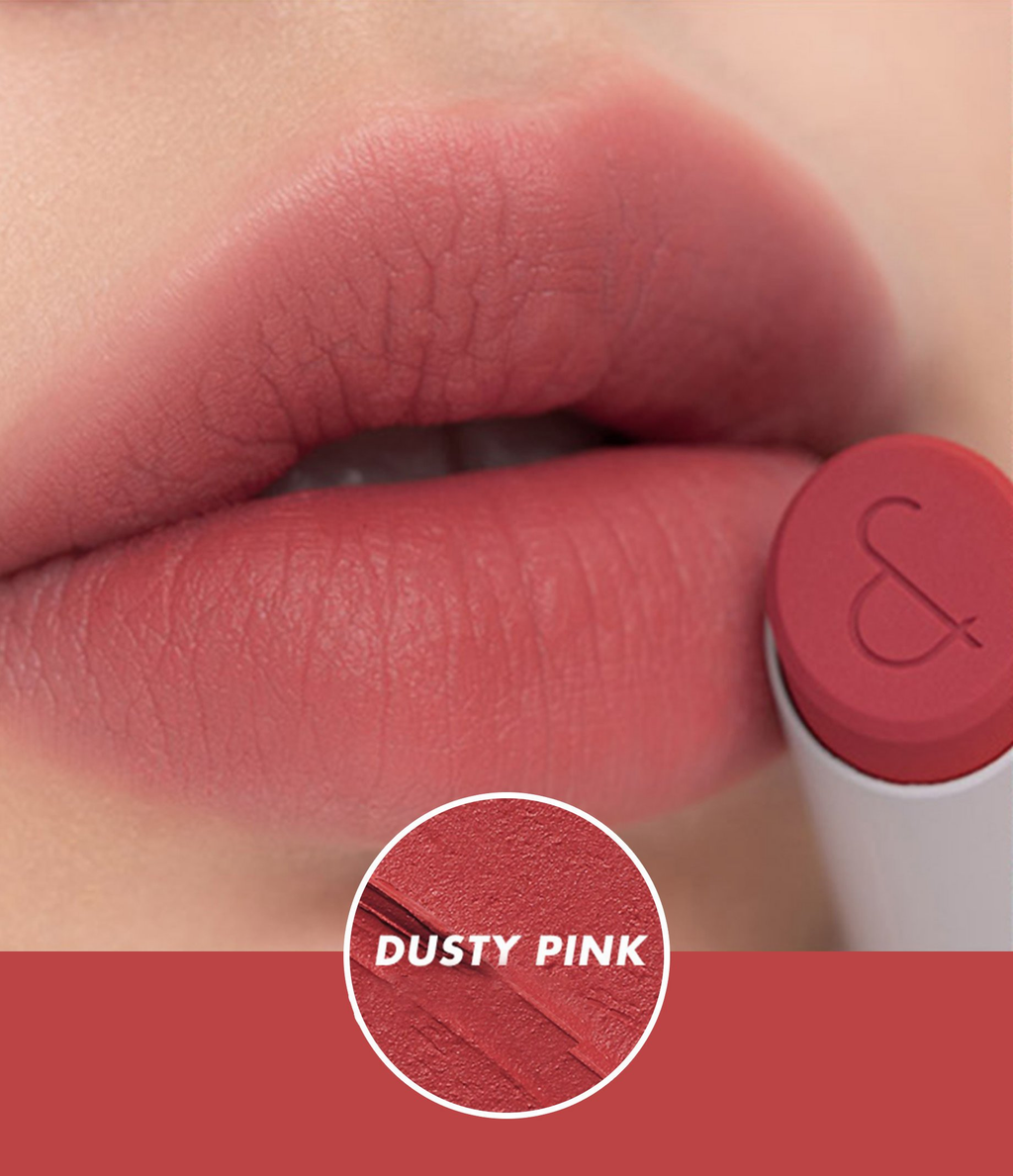 Rom&nd Zero Matte Lipstick - 01 Dusty Pink | Grocsy