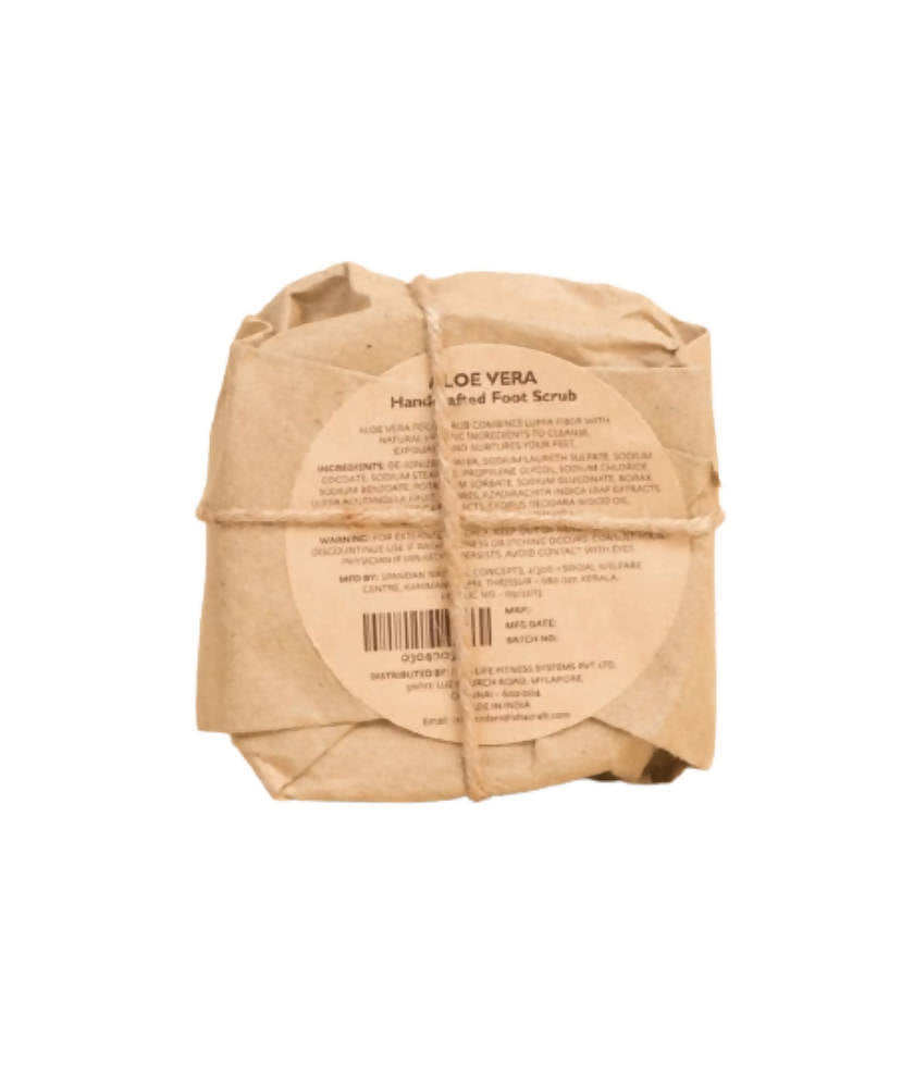 Isha Life Aloe Vera Handcrafted Foot Scrub | Grocsy