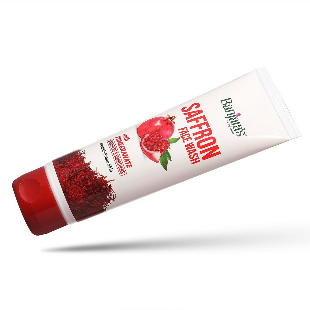 Banjara's Saffron Face Wash with Pomegranate | Grocsy