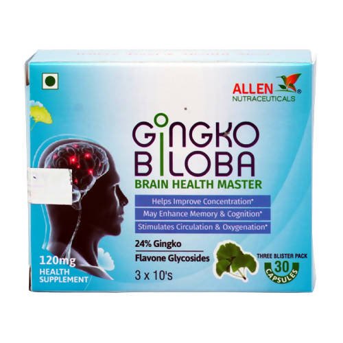 Allen Homeopathy Gingko Biloba Capsules | Grocsy