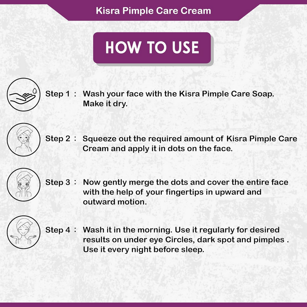 Kisra Ultimate Anti Acne - Pimple & Dark Spot Care Kit | Grocsy