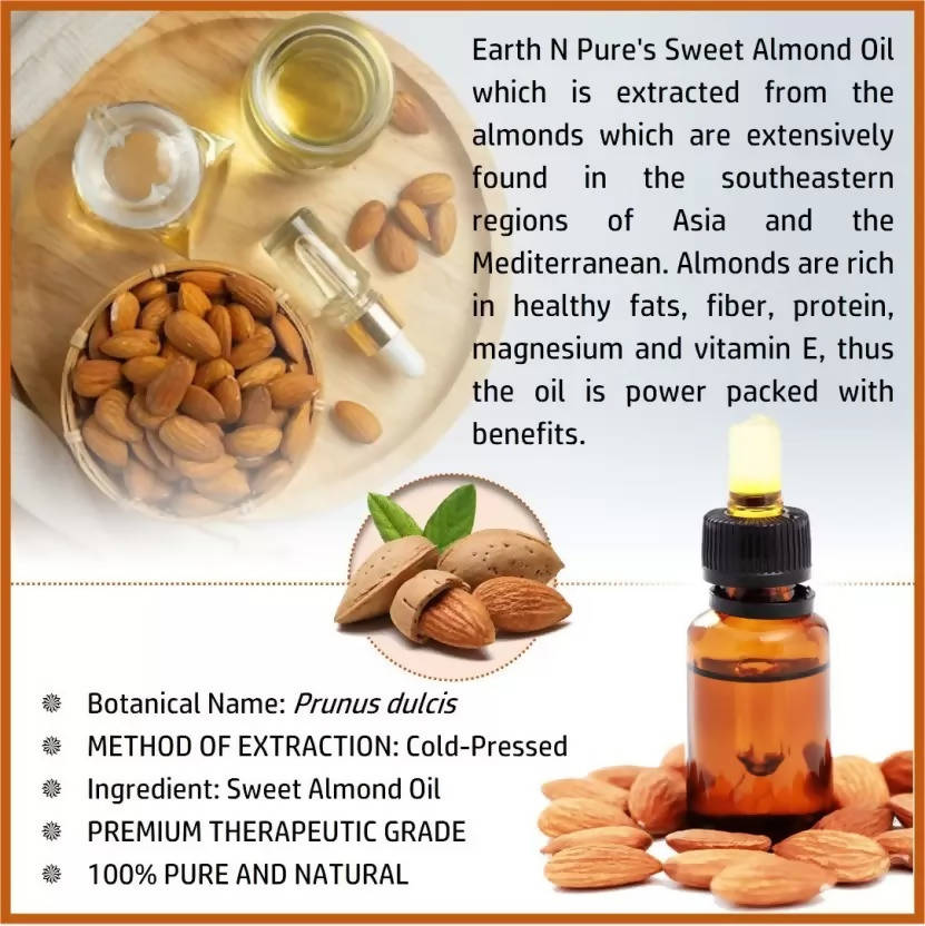 Earth N Pure Sweet Almond Oil | Grocsy