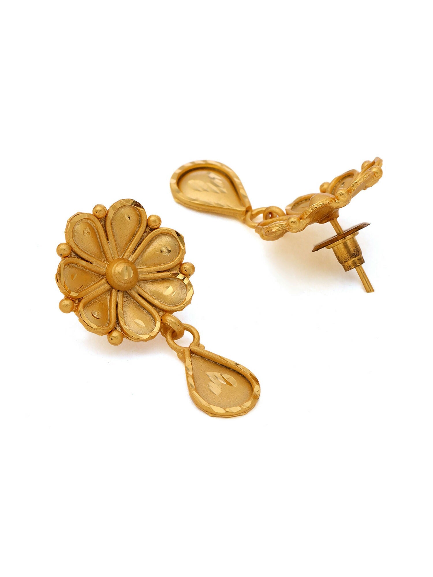 Ruby Raang Golden Traditional Choker with Studs | Grocsy