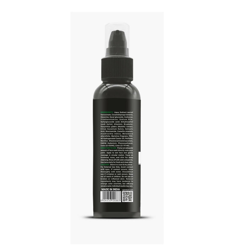 VI-JOHN Master Stroke Green Tea Face Wash Brightening Skin And Improving Texture For All Skin Type | Grocsy